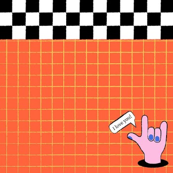 Grid pattern background, orange funky | Free Vector - rawpixel