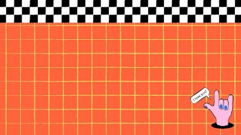 Grid pattern computer wallpaper, orange | Free Vector - rawpixel