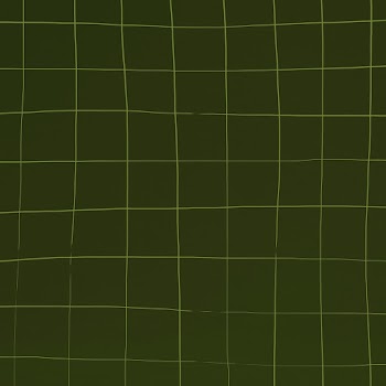 Grid pattern dark green square geometric background deformed