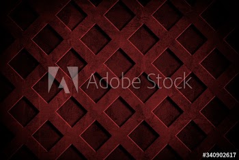 Grid patterned wall