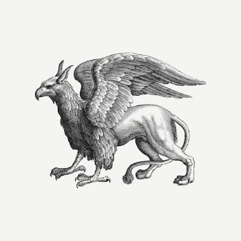 Griffin drawing, mythical creature illustration | Free PSD - rawpixel