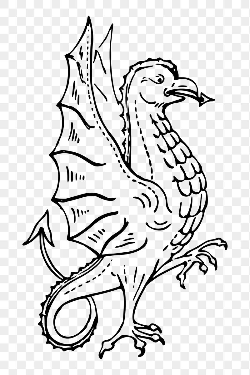 Griffin png sticker illustration, transparent | Free PNG - rawpixel