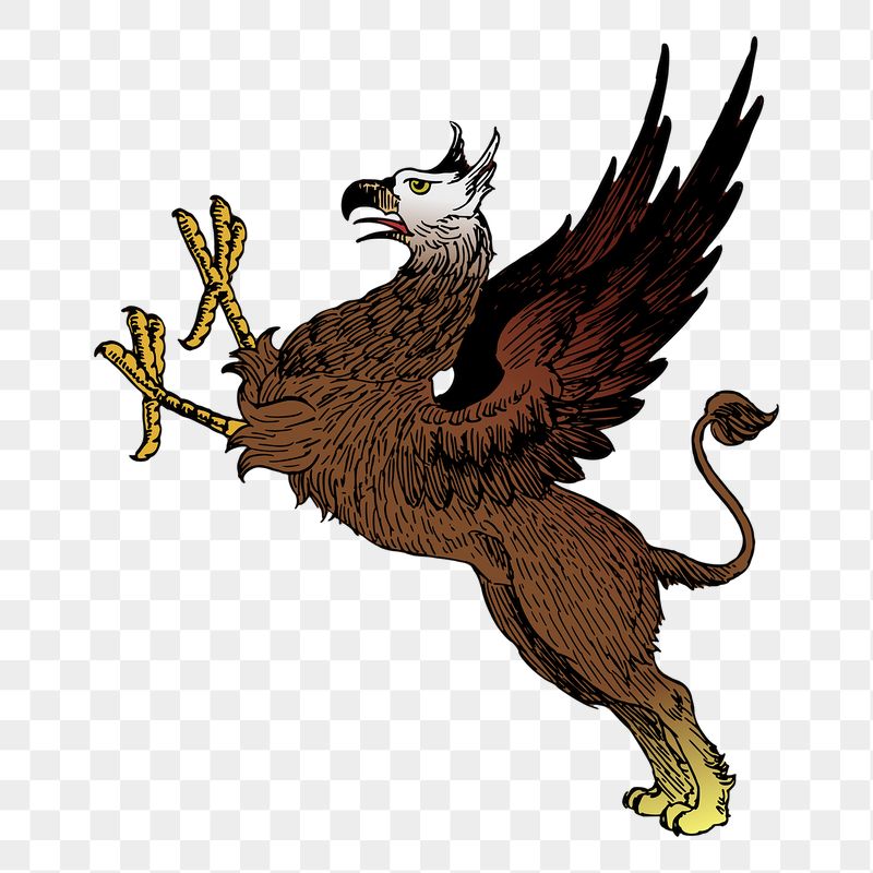 Griffin png sticker illustration, transparent | Free PNG - rawpixel