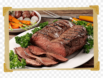 Grilled Clipart Steak Dinner - 2kg Steak, HD Png Download ...