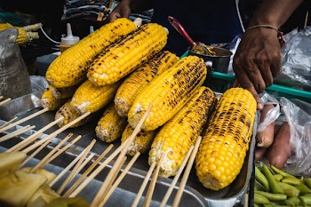 Grilled corn 