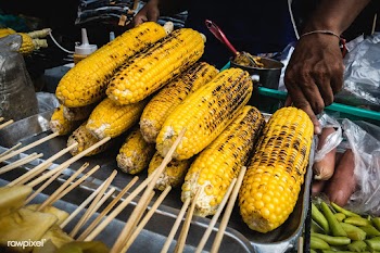 Grilled corn on the cop | Free public domain photo - 447724