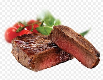 Grilled Food Clipart Steak Meal - Cooked Beef Png