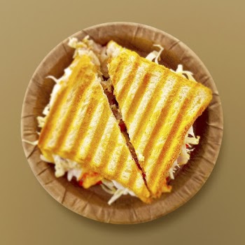 Grilled sandwich on a plate, | Free PSD - rawpixel