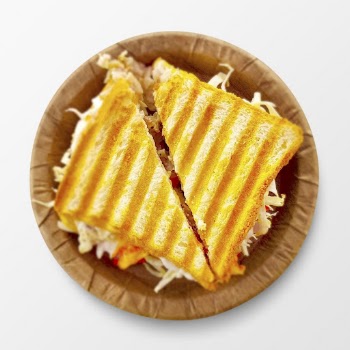 Grilled sandwich on a plate, | Free PSD - rawpixel