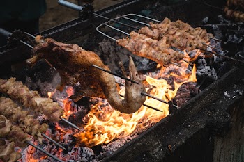 Grilling duck 
