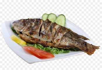 Grilling Fish as food Computer file - A whole grilled fish 