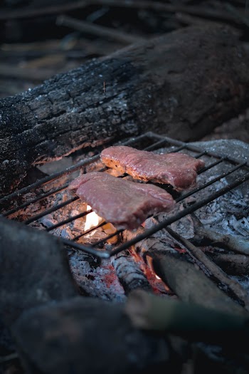 Grilling Meat