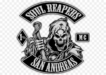 Grim Reapers Motorcycle Club Soul Death Organization - motorcycle 