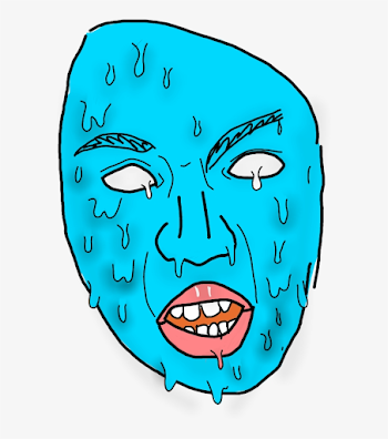 Маска Лицо Рисунок Глаза Grime Grimeart Art - Grime Art Face Png ...