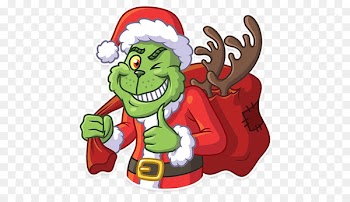 Grinch Sticker Telegram Santa Claus Clip art - santa claus 