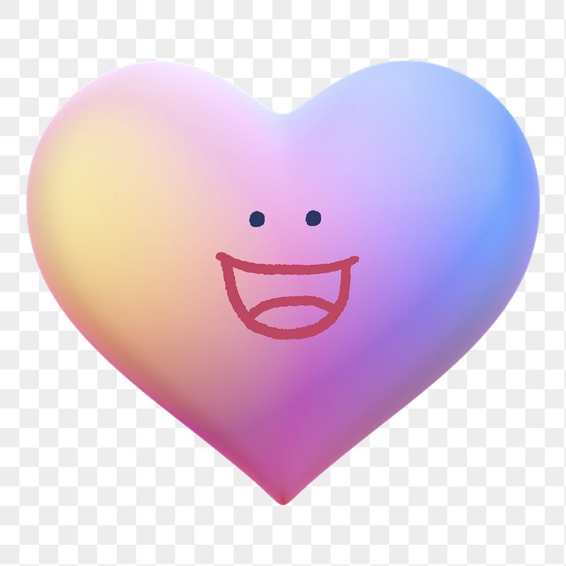 Grinning heart png sticker, 3D | Free PNG - rawpixel