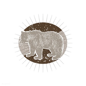 Grizzly bear logo illustration | Free stock vector - 562955