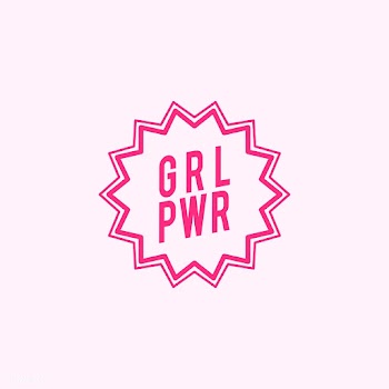 GRL PWR emblem badge illustration | Free stock vector - 463388