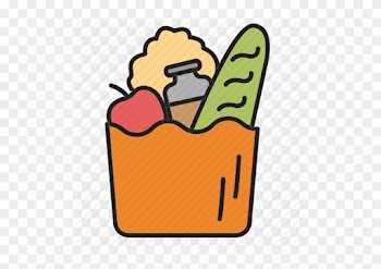 Grocery-basket Icons - Bag Food Icon Png