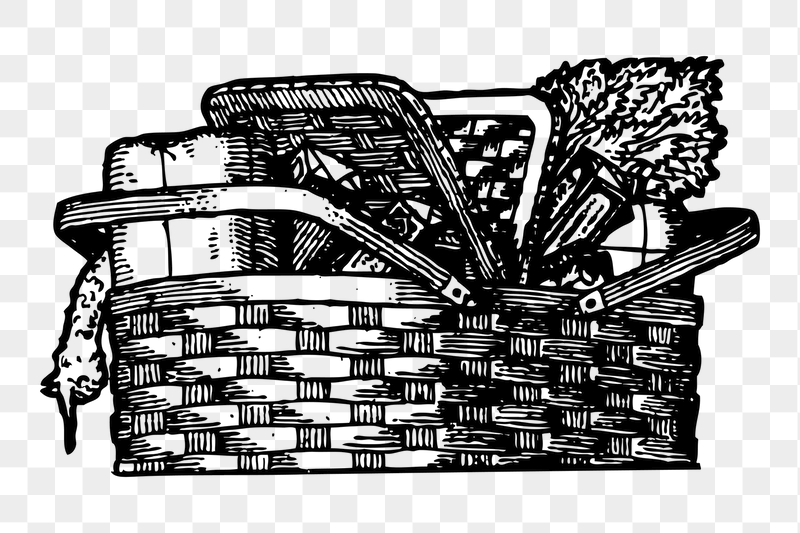 Grocery basket png sticker illustration, | Free PNG - rawpixel