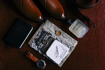 Groom Embroidered on Handkerchief