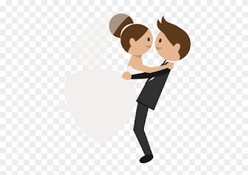 Groom, Romantic, People, Wedding Couple, Bride Icon - Bride And Groom Cartoon