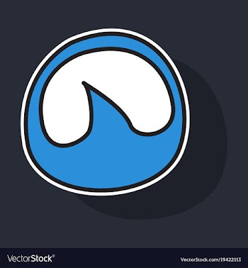 Grooveshark sticker for technology and social vector image