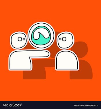 Grooveshark sticker for technology and social vector image