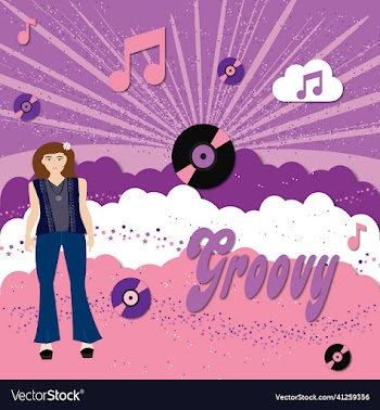 groovy hippie girl