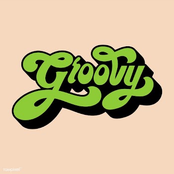Groovy word typography style illustration | Free stock vector - 472663