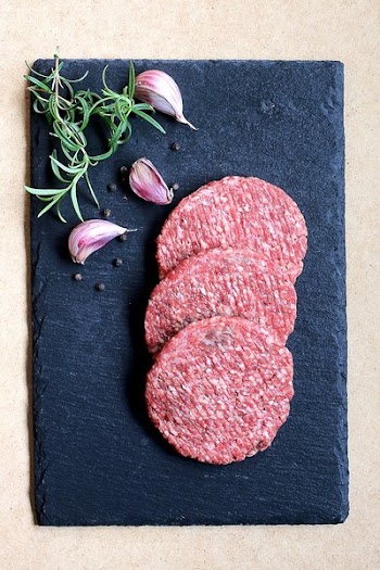 Ground Beef Burger Patties Raw