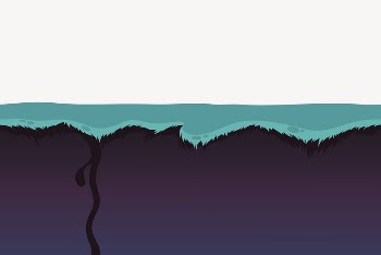 Ground border clipart, Glitch game | Free PSD - rawpixel