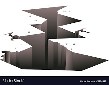Ground crack vector image