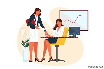 Group of business people at work, office meeting