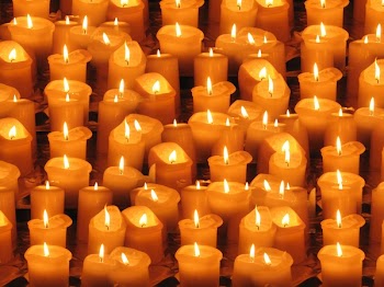 Group of Candle Lightened