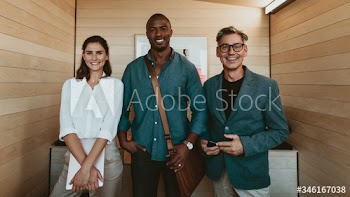 Group of diverse business professionals
