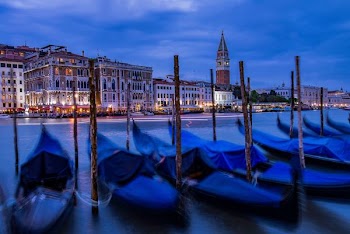 group of gondolas