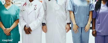 Group of medical professionals at the ICU ready for coronavirus patien.. | Free  photo - 2301762