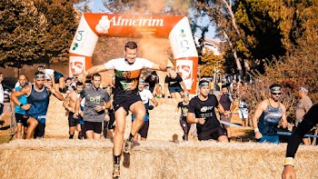 Group of Men Running