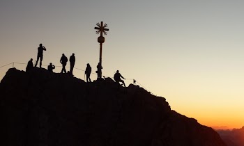 Group of People during Sunset