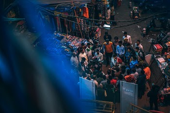 Group of People Forming Circle 