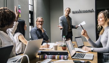 Group of People Having a Meeting