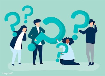 Group of people holding question mark icons | Free stock vector - 478614