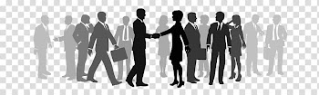 Group of people illustration, Social media marketing Business networking, Silhouette of business people transparent background PNG clipart