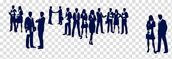 Group of people illustration, Social media marketing Digital marketing Promotion, Business people silhouettes transparent background PNG clipart