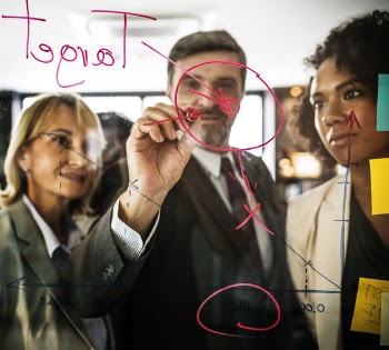 Group of People in a Discussion