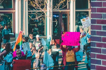 Group of People Protesting