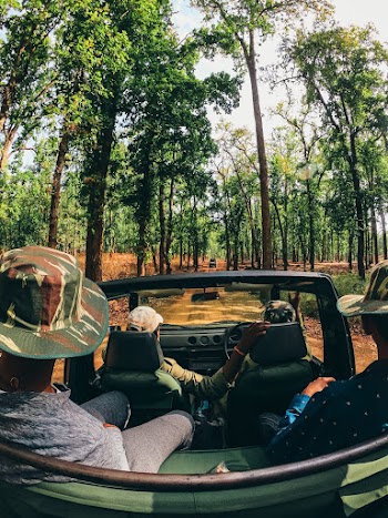 Group of People Riding on Vehicle