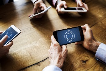 Group of People Using Smartphones