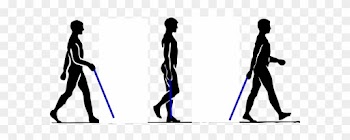 Group Of People Walking Clipart - Walking Man Silhouette